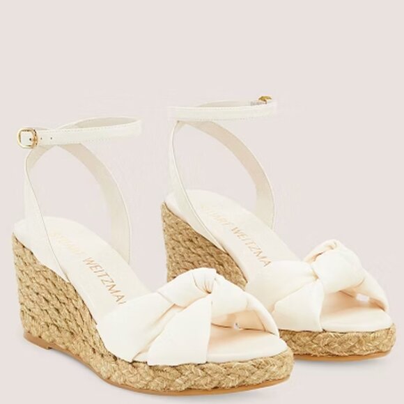 Stuart Weitzman Playa Espadrille Wedge Sandal Size 7.5 - Picture 1 of 8